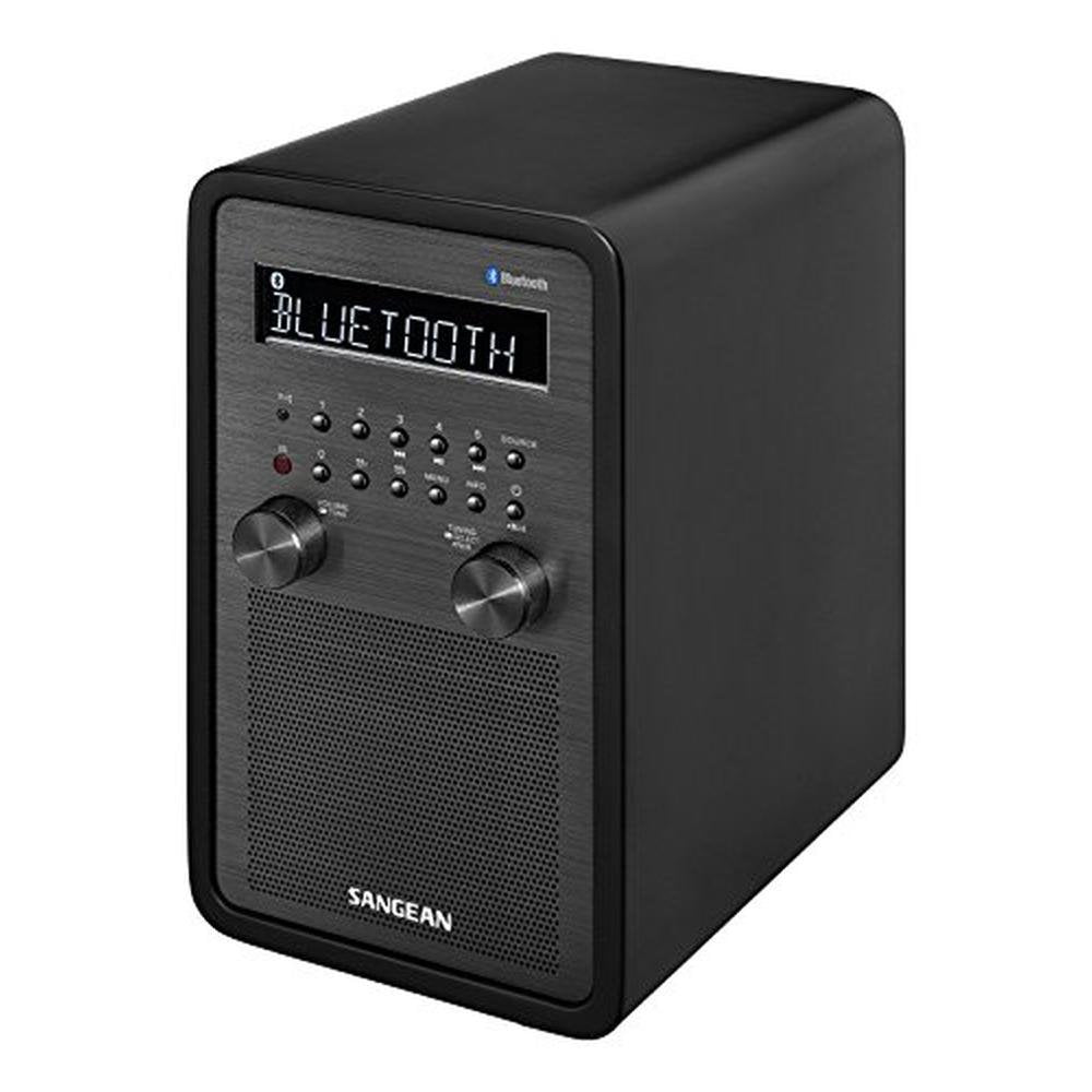 SANGEAN WR-50: SANGEAN AM/FM-RBDS Bluetooth Wood Cabinet – Front View