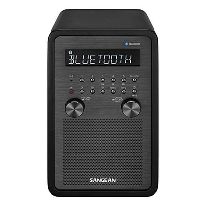 SANGEAN WR-50: SANGEAN AM/FM-RBDS Bluetooth Wood Cabinet – Side View