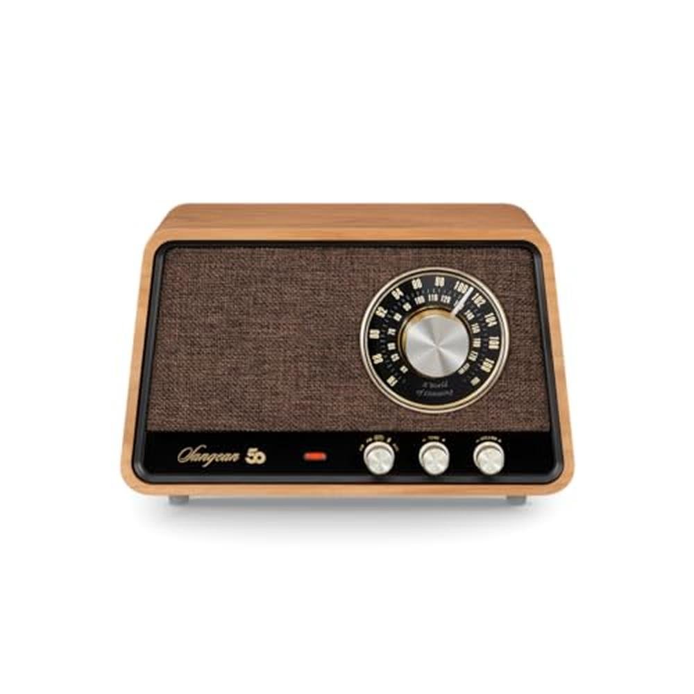 Sangean Bluetooth: Sangean WR-55 AM FM Bluetooth Aux – Front View