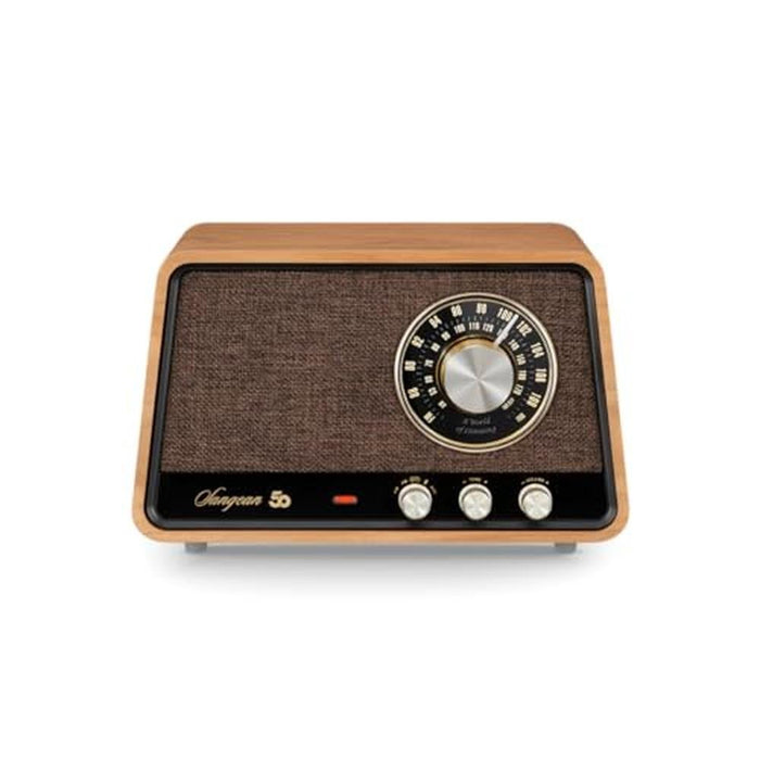 Sangean Bluetooth: Sangean WR-55 AM FM Bluetooth Aux – Front View