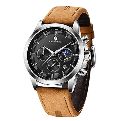 Mens Watches: Sapphero Chronograph 100m Waterproof – Front View