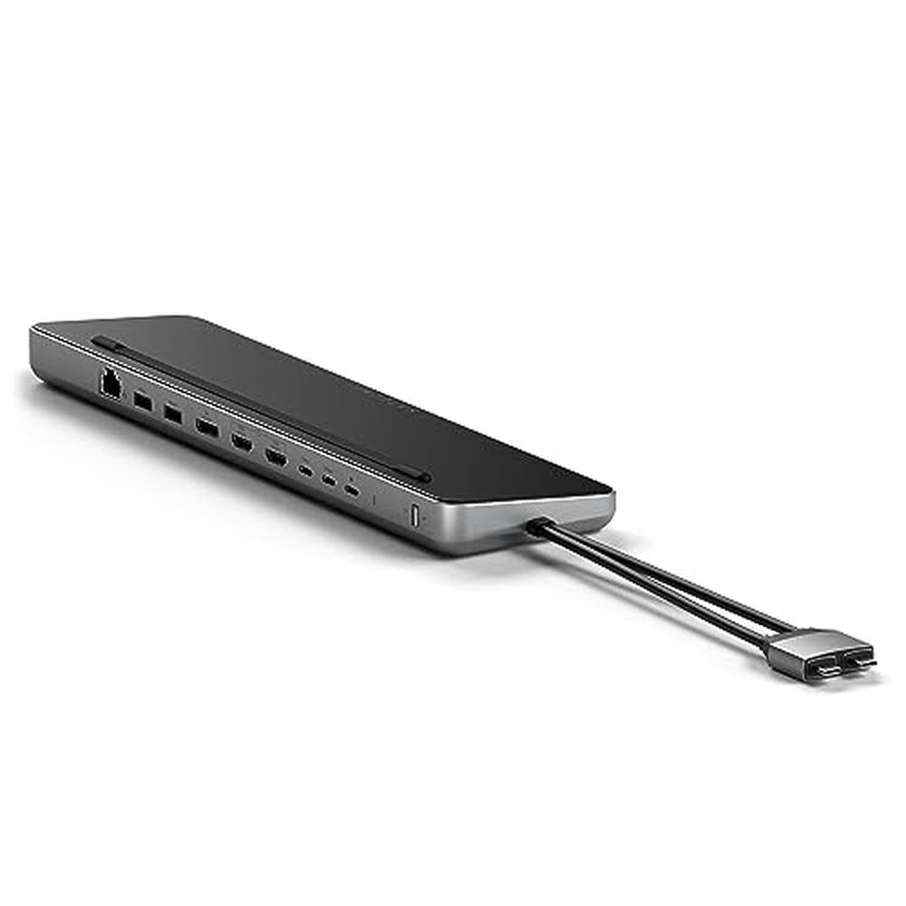 Dual Satechi: Satechi Dual USB-C Docking Station and Stand – Front View
