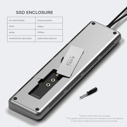 Dual Satechi: Satechi Dual USB-C Docking Station and Stand – In Use