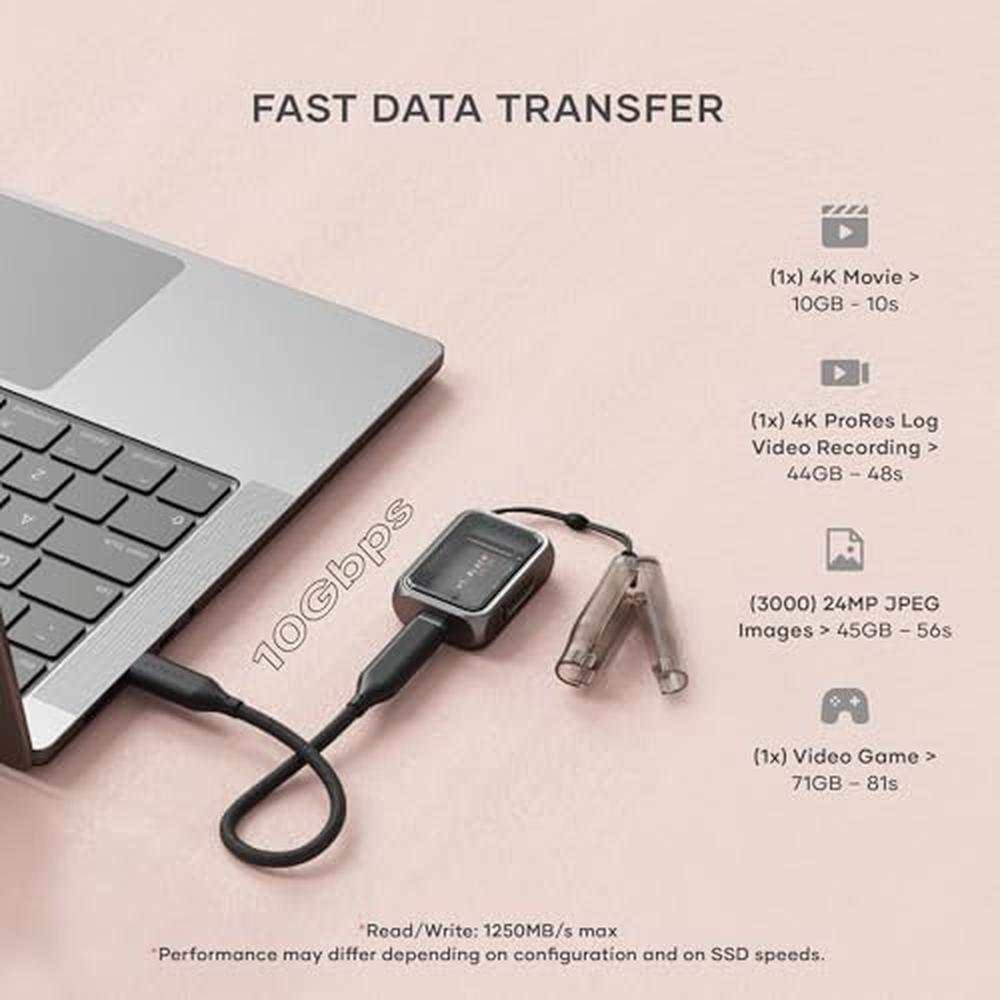 NVMe Satechi: Satechi M.2 NVMe Mini SSD Enclosure – Close-up Detail