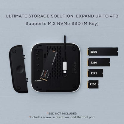 Mac Satechi: Satechi Mac Mini M4 Hub & Stand – Close-up Detail