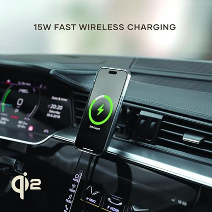 Car Charger: Satechi Qi2 Wireless Car Charger Travel – Close-up Detail