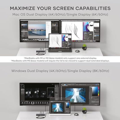 Thunderbolt Satechi: Satechi Thunderbolt 4 Dock Slim Hub Pro – Close-up Detail