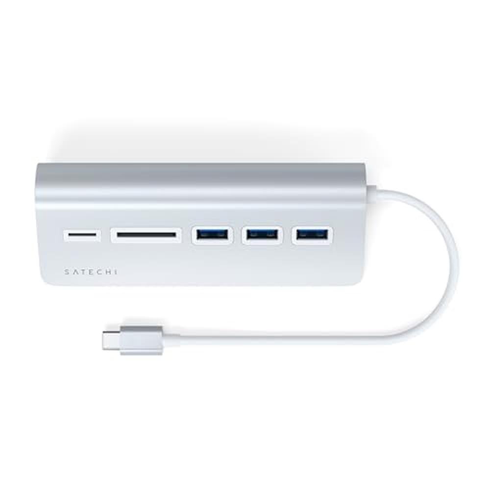 Satechi USB-C Hub: Premium 3-Port USB-A 3.0 Data Hub with – Close-up Detail
