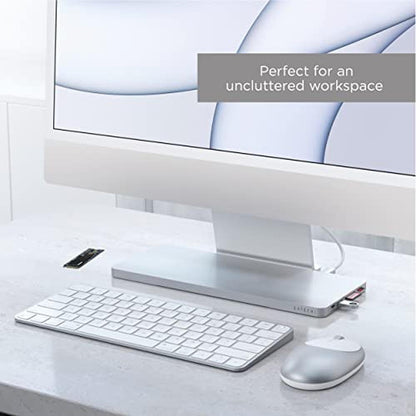 Satechi Slim: Satechi USB-C Slim Dock for 24 iMac with – In Use