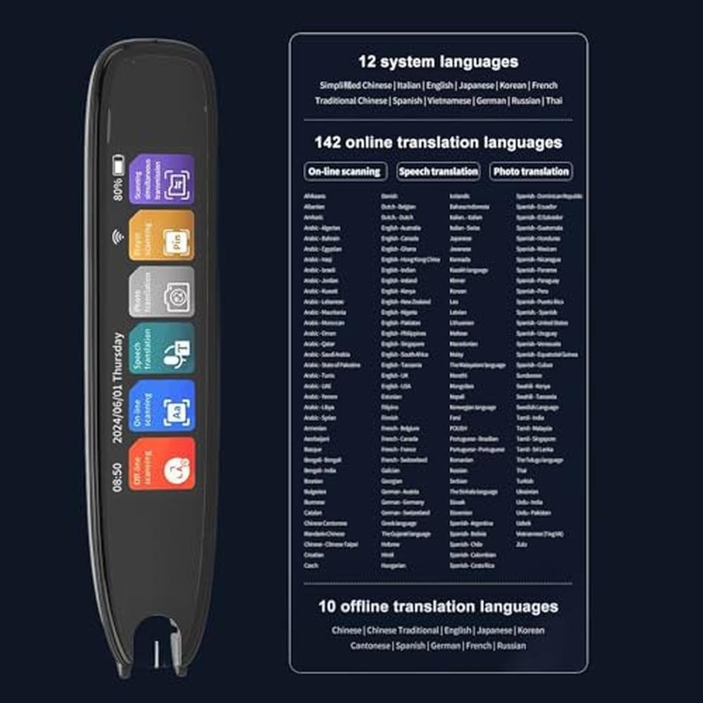 Pen Scan: Scan Reader Pen S65 3.7in Screen – Close-up Detail