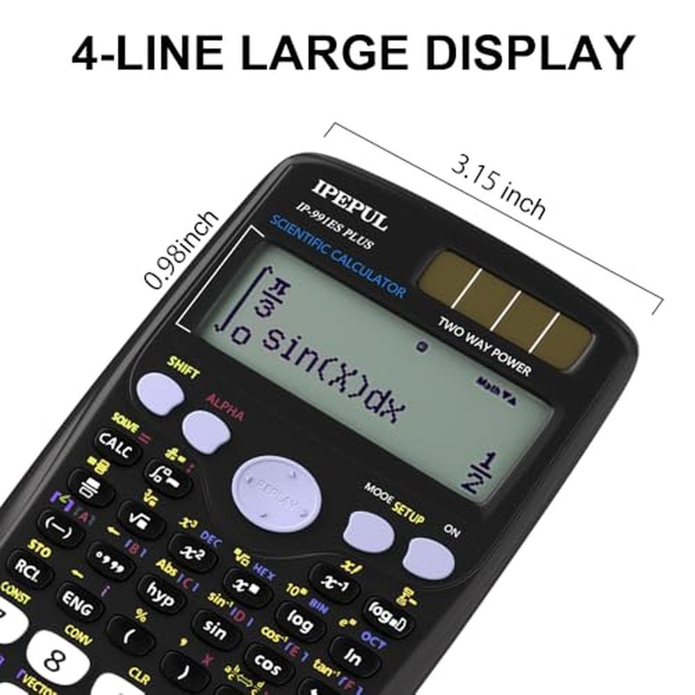 Scientific Calculators: IPepul Math Calculator 417 – Side View