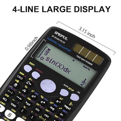 Scientific Calculators: IPepul Math Calculator 417 – Side View