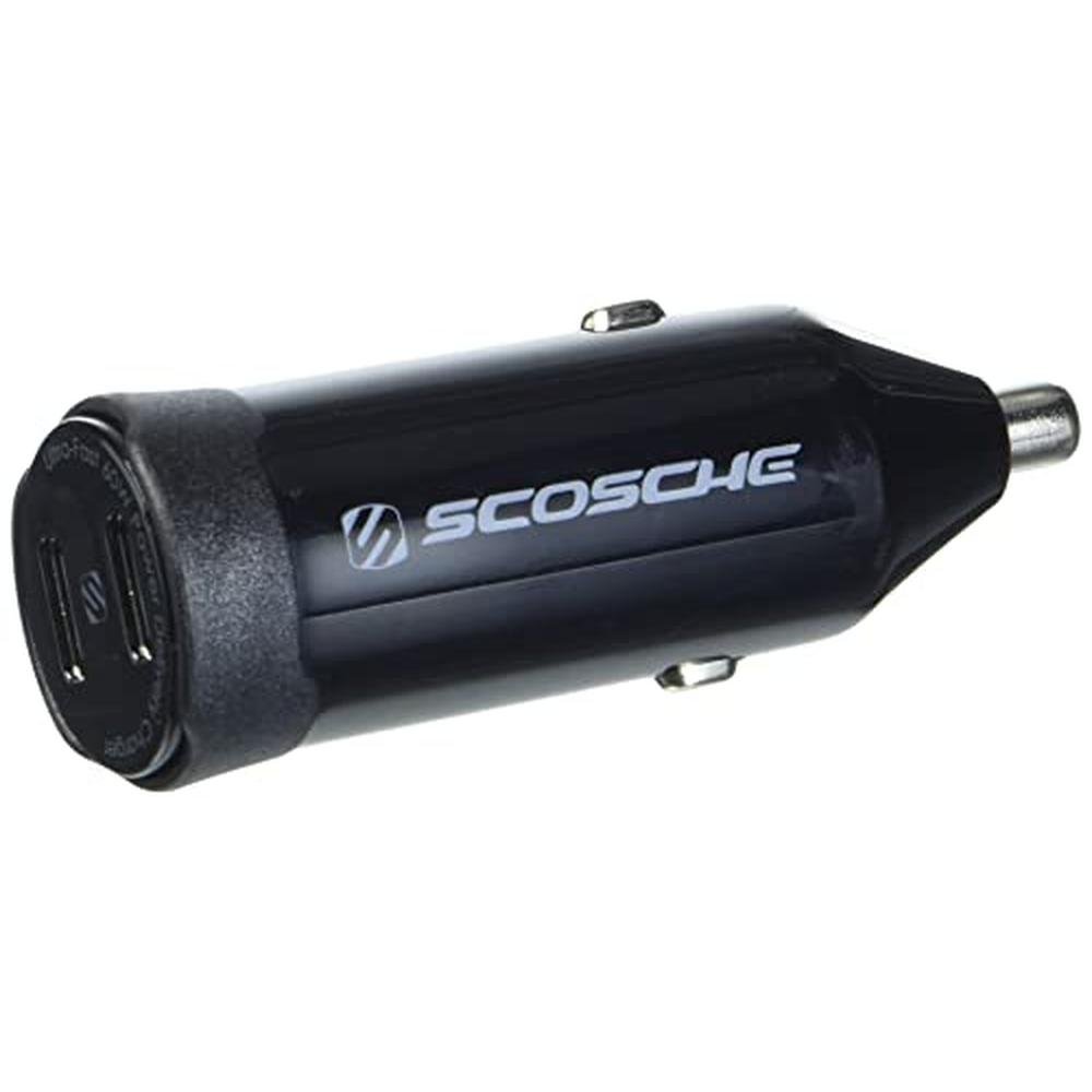 Scosche CPDCC60: Powervolt 60W Certified Dual USB Type-C – Close-up Detail