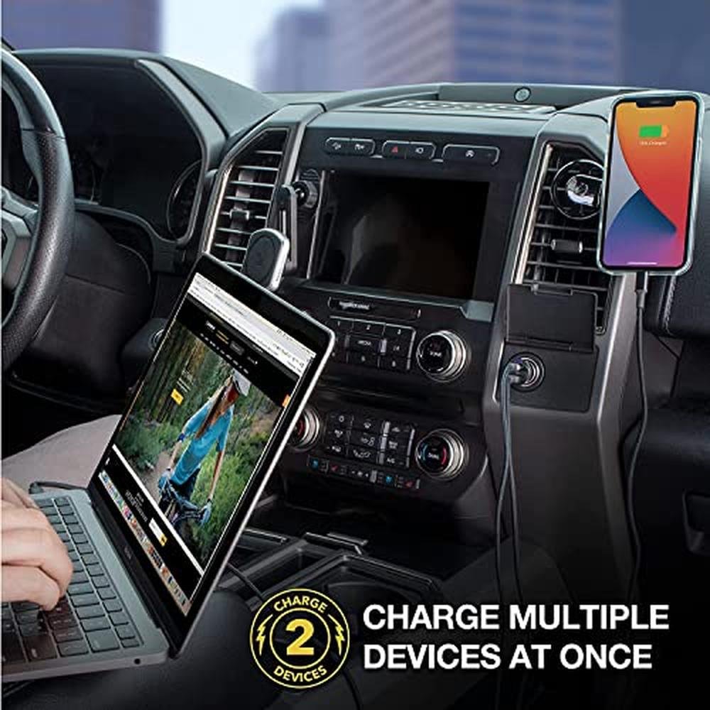 Scosche CPDCC60: Powervolt 60W Certified Dual USB Type-C – In Use