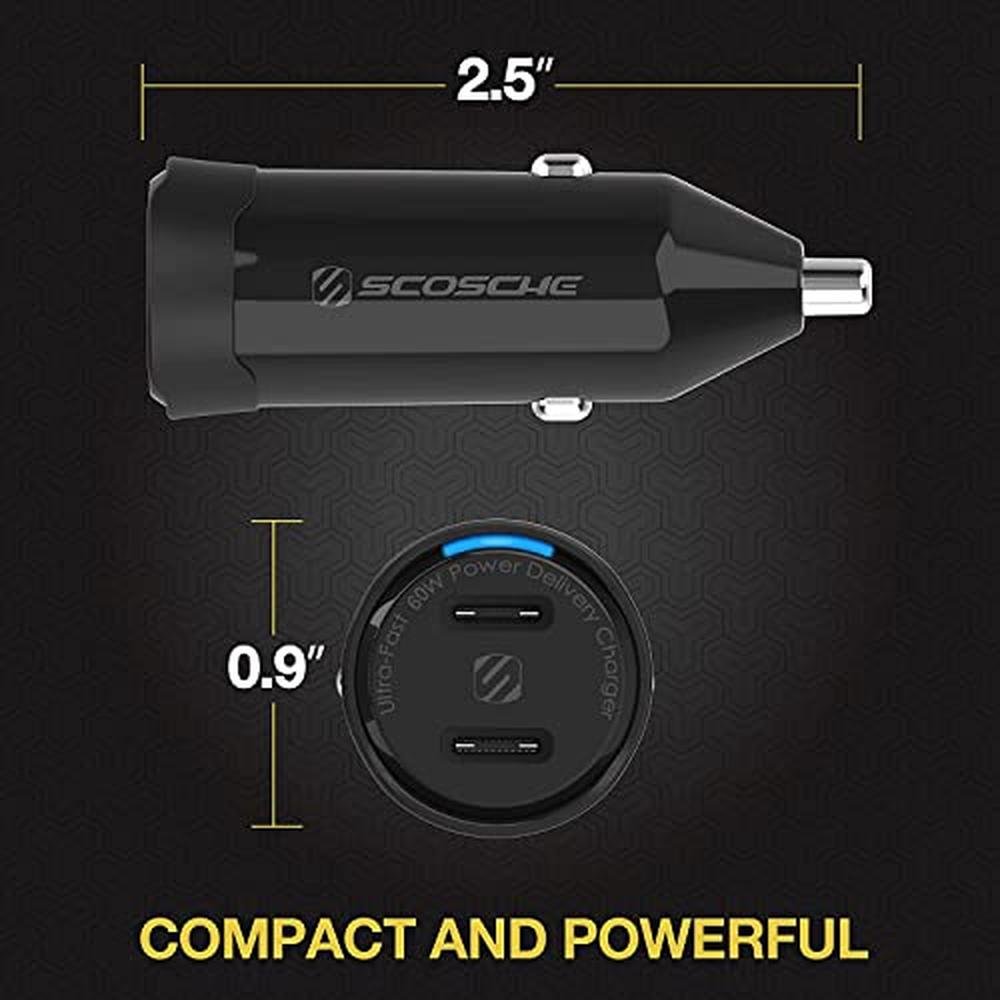 Scosche CPDCC60: Powervolt 60W Certified Dual USB Type-C – Packaging