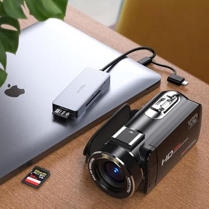 Reader Aluminum: 5-in-1 USB and USB-C to SD – Packaging
