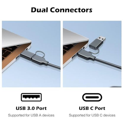Reader Memory: USA Warehouse 4-in-1 USB-C USB 3.0 Dual – In Use