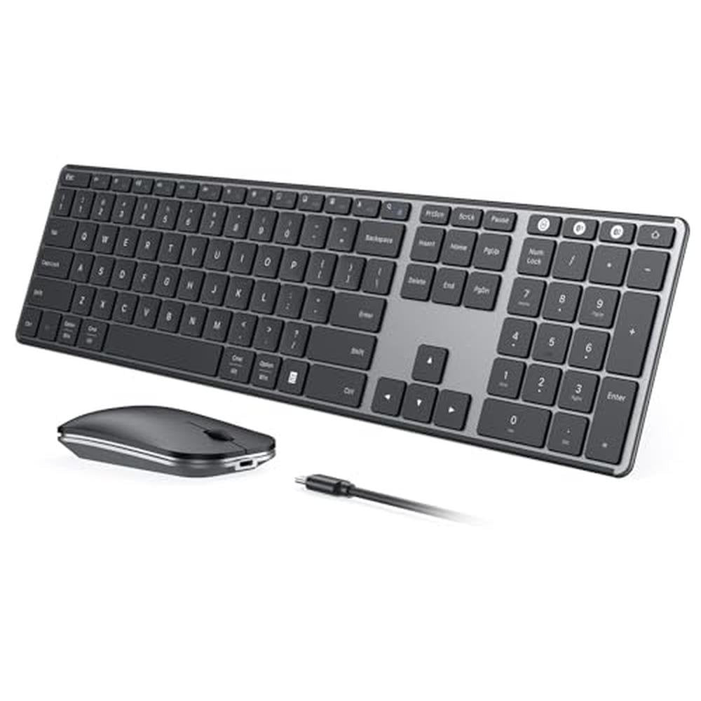 Wireless Keyboard Mouse Combo – Front View