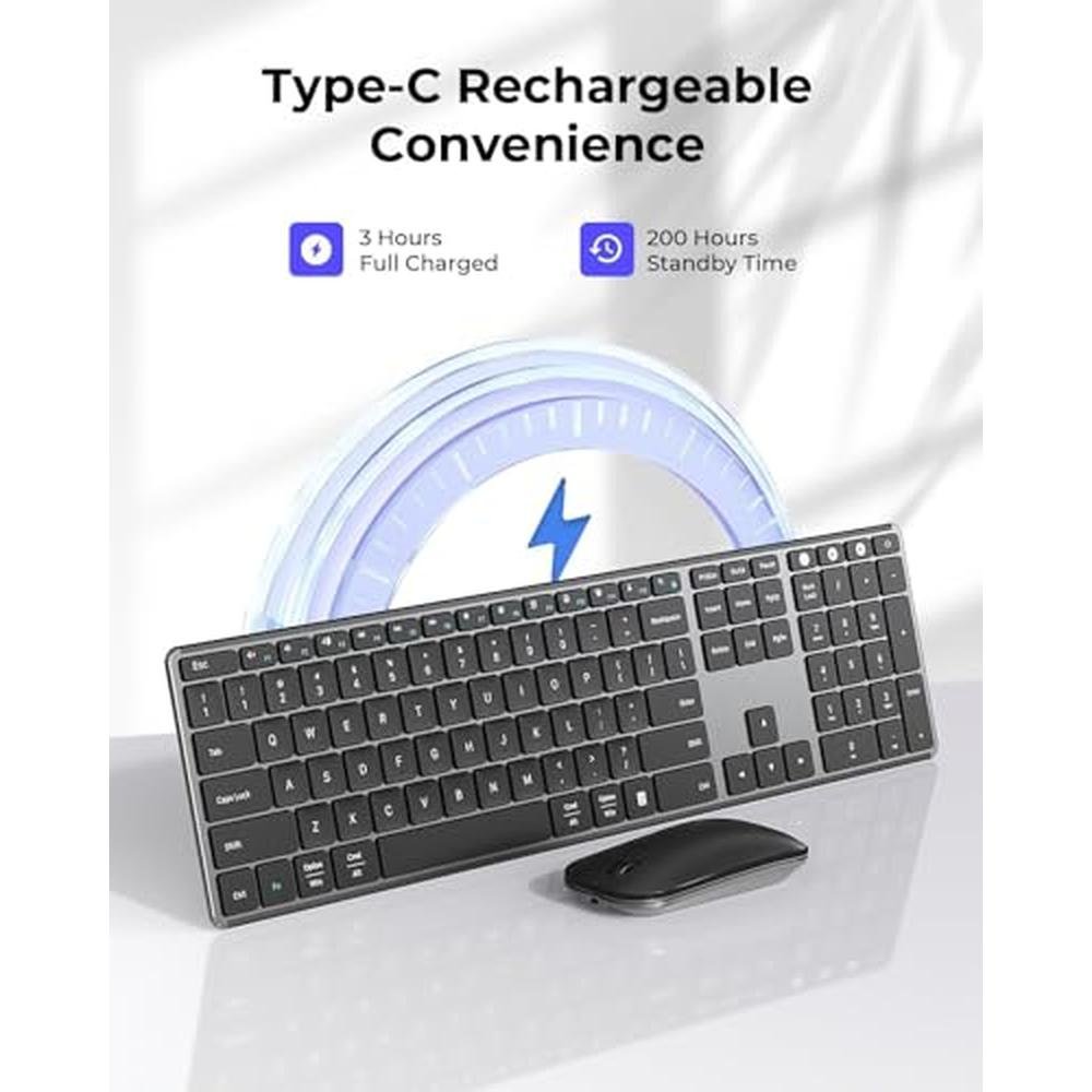 Wireless Keyboard Mouse Combo – Close-up Detail