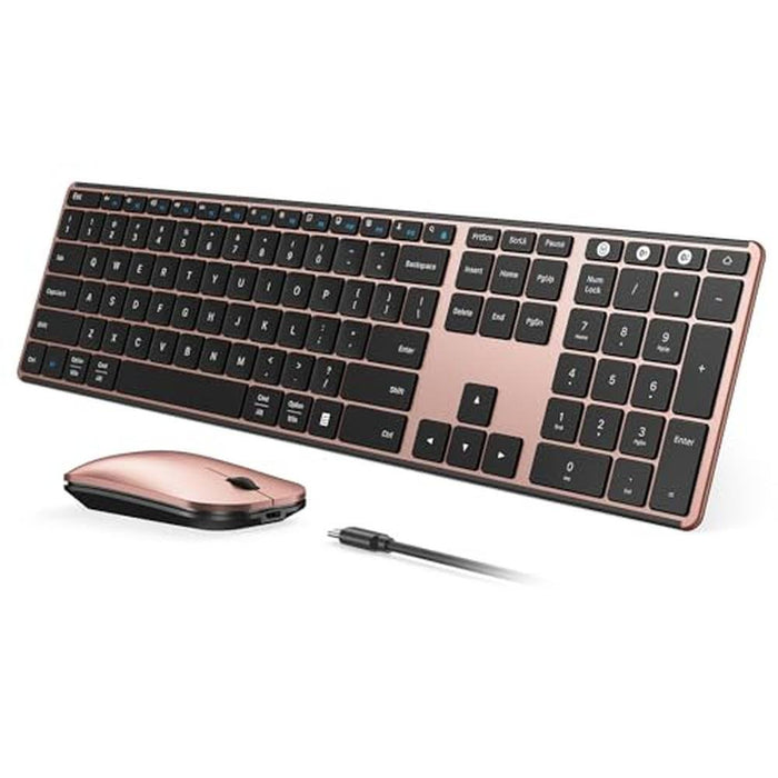 Wireless Keyboard Mouse Combo – Front View