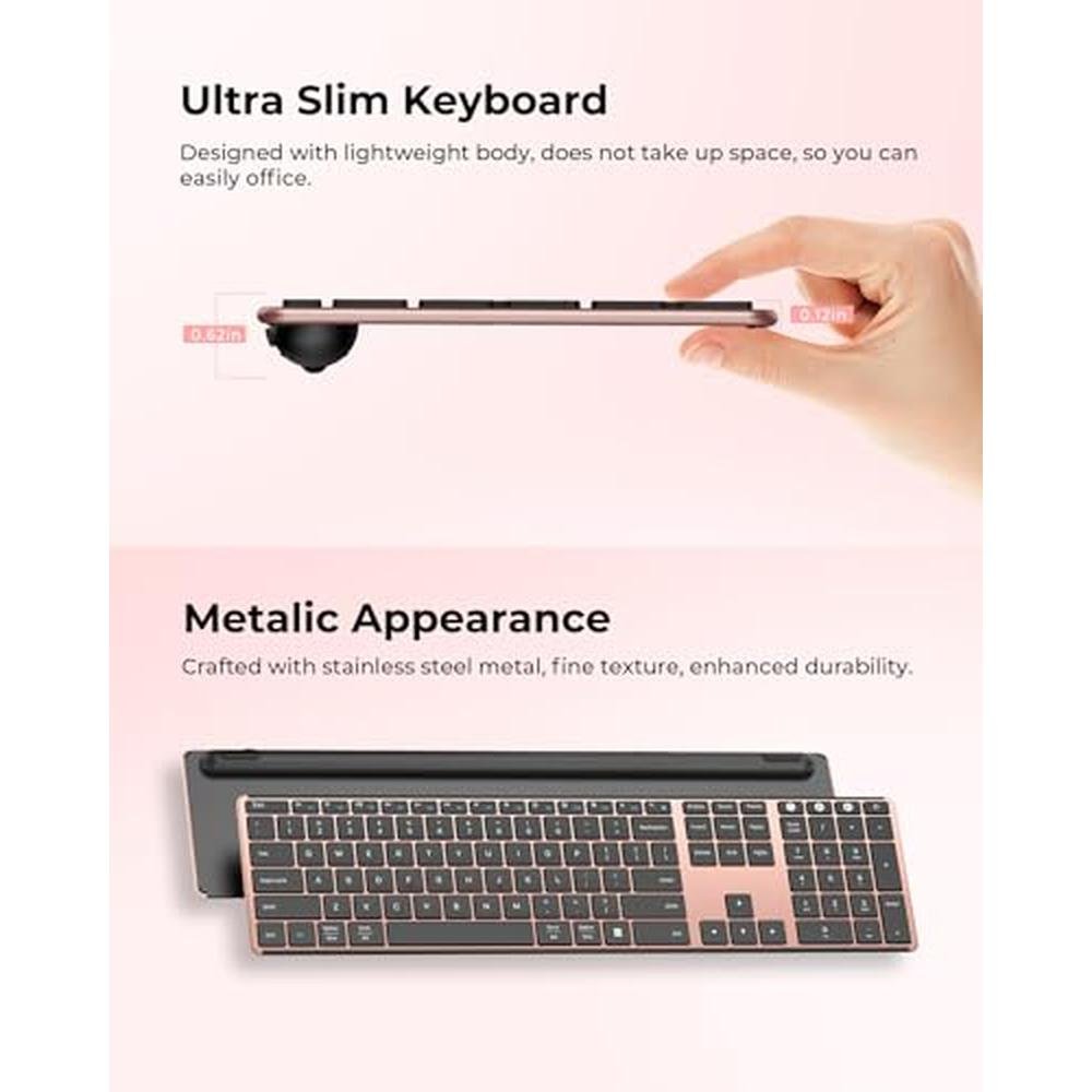 Wireless Keyboard Mouse Combo – In Use
