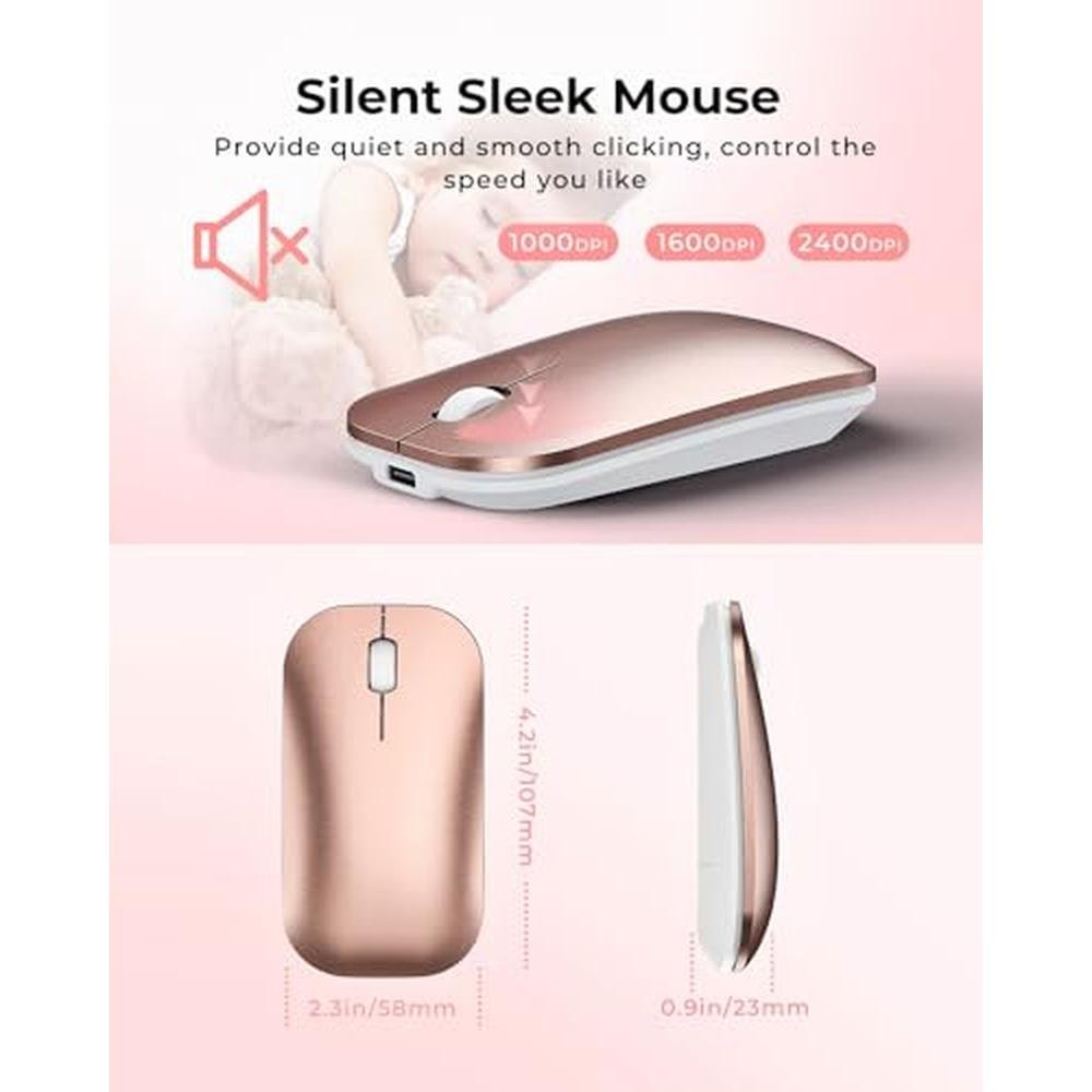 Wireless Keyboard Mouse: Seenda SKM64 3 Rechargeable Slim – Packaging