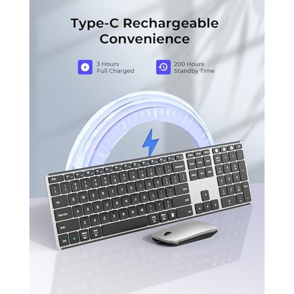 Wireless Keyboard Mouse Combo – Close-up Detail