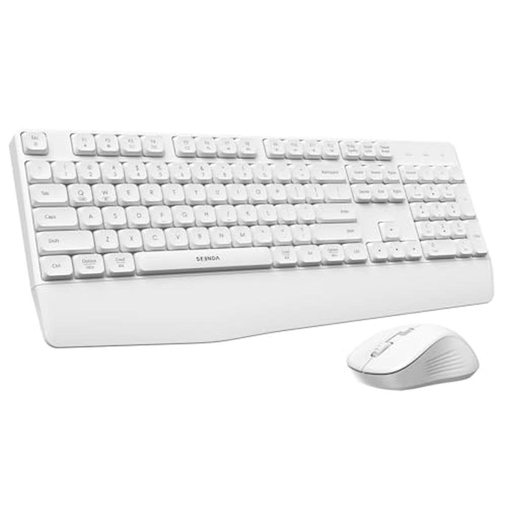 Keyboard Mouse: Seenda COE200 Ergonomic Keyboard with Wrist – Front View