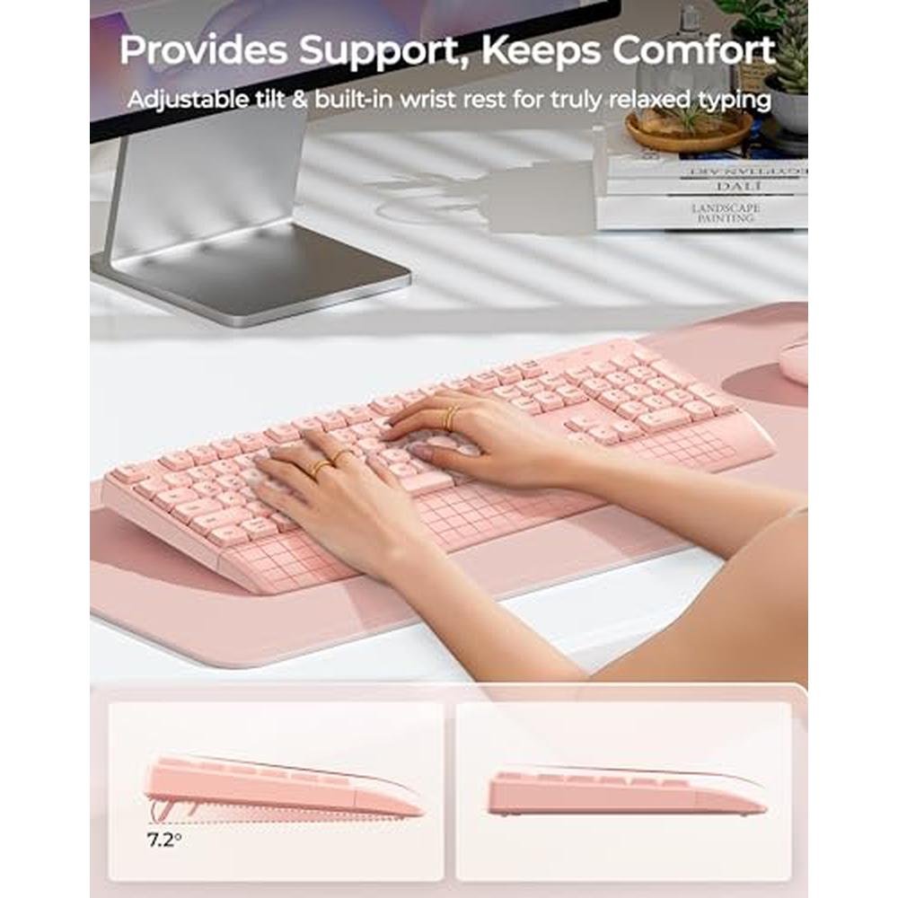 Wireless Keyboard Mouse Combo – Close-up Detail