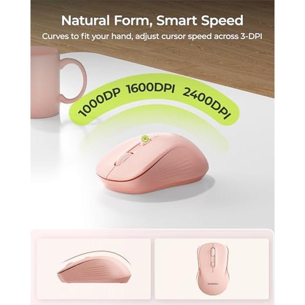 Wireless Keyboard Mouse Combo – In Use