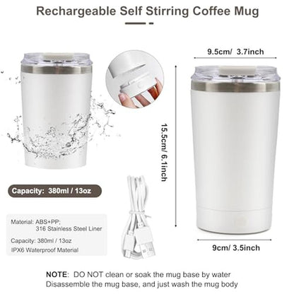 Stirring Magnetic: Self-Stirring Magnetic Coffee Mug – Close-up Detail
