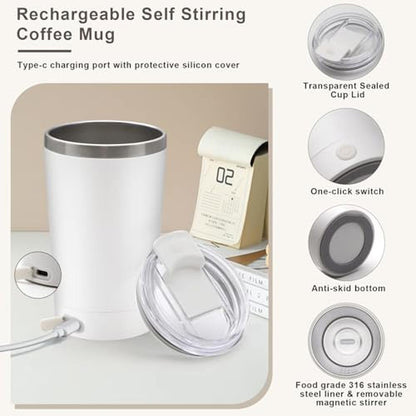 Stirring Magnetic: Self-Stirring Magnetic Coffee Mug – In Use