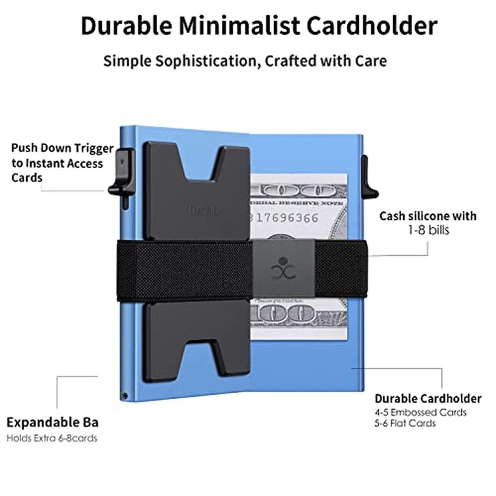SEMRID Slim Aluminum Card Holder Wallet – Packaging
