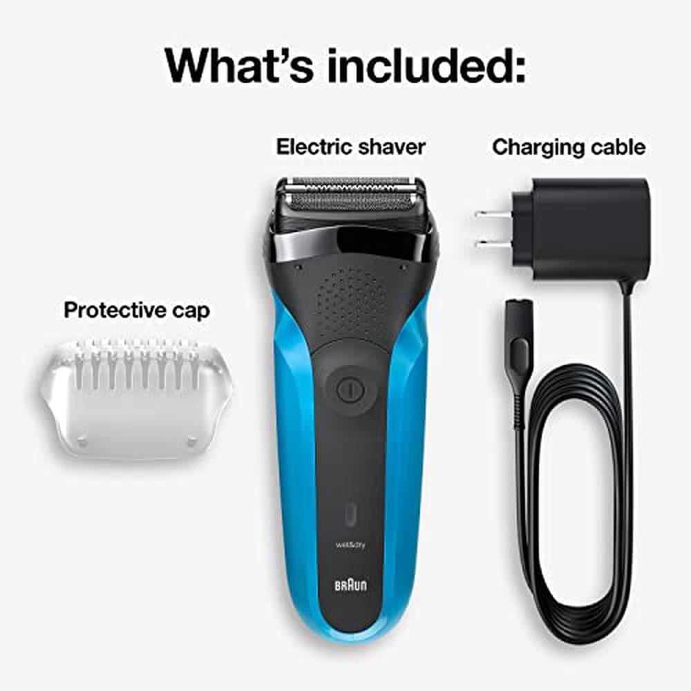 Electric Series: Series 3 3010s Wet Dry Electric Shaver for – Side View
