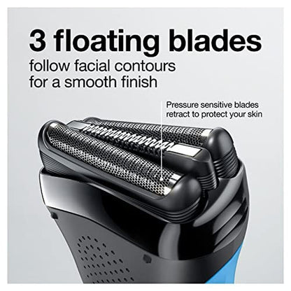 Electric Series: Series 3 3010s Wet Dry Electric Shaver for – In Use