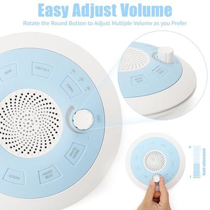 White Noise Machine: ShaArkMango Rechargeable Portable – In Use