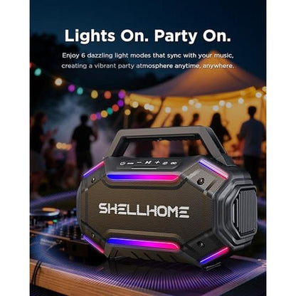 Speakers ShellHome: ShellHome Bluetooth 6.0 Outdoor 80W – Close-up Detail