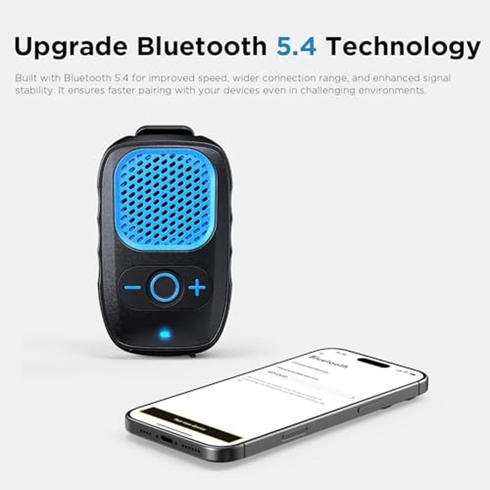 Speaker Shellhome: ShellHome Wearable Bluetooth Speaker 30h – Close-up Detail