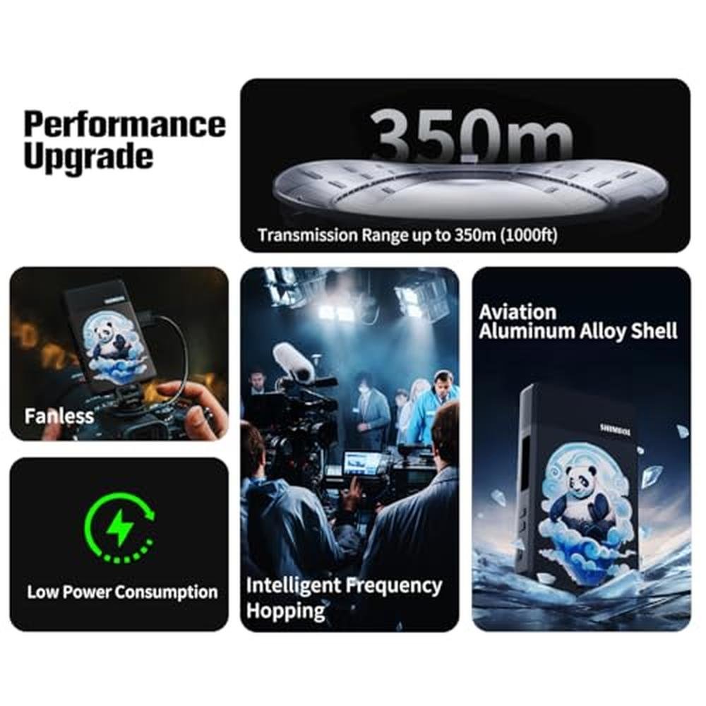 Shimbol 1000ft: Shimbol TP Max Wireless Video Transmission – Side View