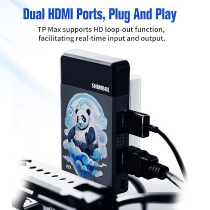 Shimbol 1000ft: Shimbol TP Max Wireless Video Transmission – Close-up Detail
