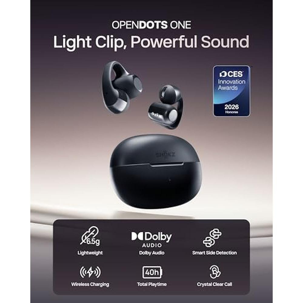 SHOKZ OpenDots ONE-Open-Ear Headphones – Close-up Detail