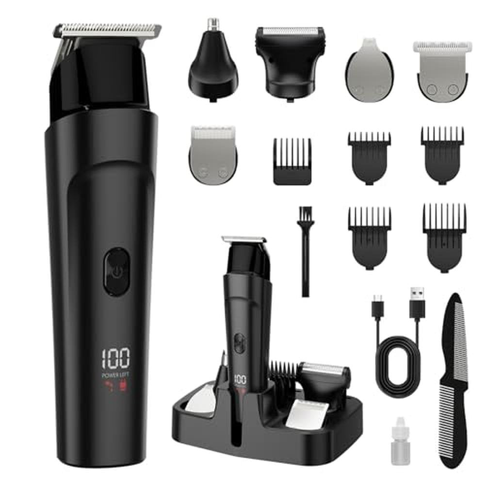 Trimmer Men: SIDHGN 13 Pieces Grooming Kit Cordless Hair – Front View