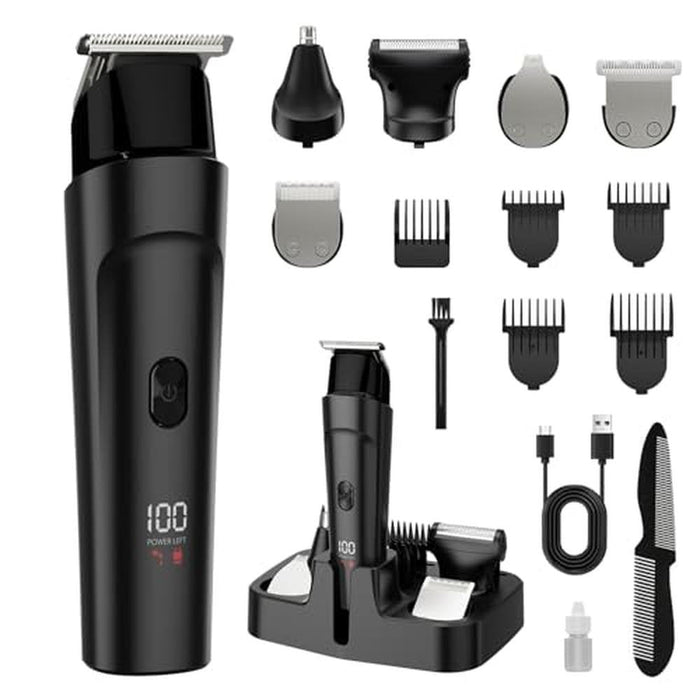 Trimmer Men: SIDHGN 13 Pieces Grooming Kit Cordless Hair – Front View
