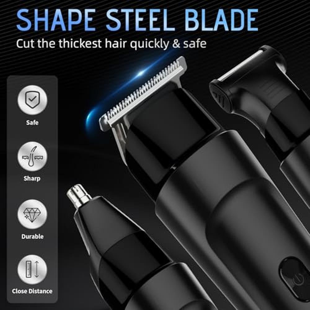 Trimmer Men: SIDHGN 13 Pieces Grooming Kit Cordless Hair – Side View
