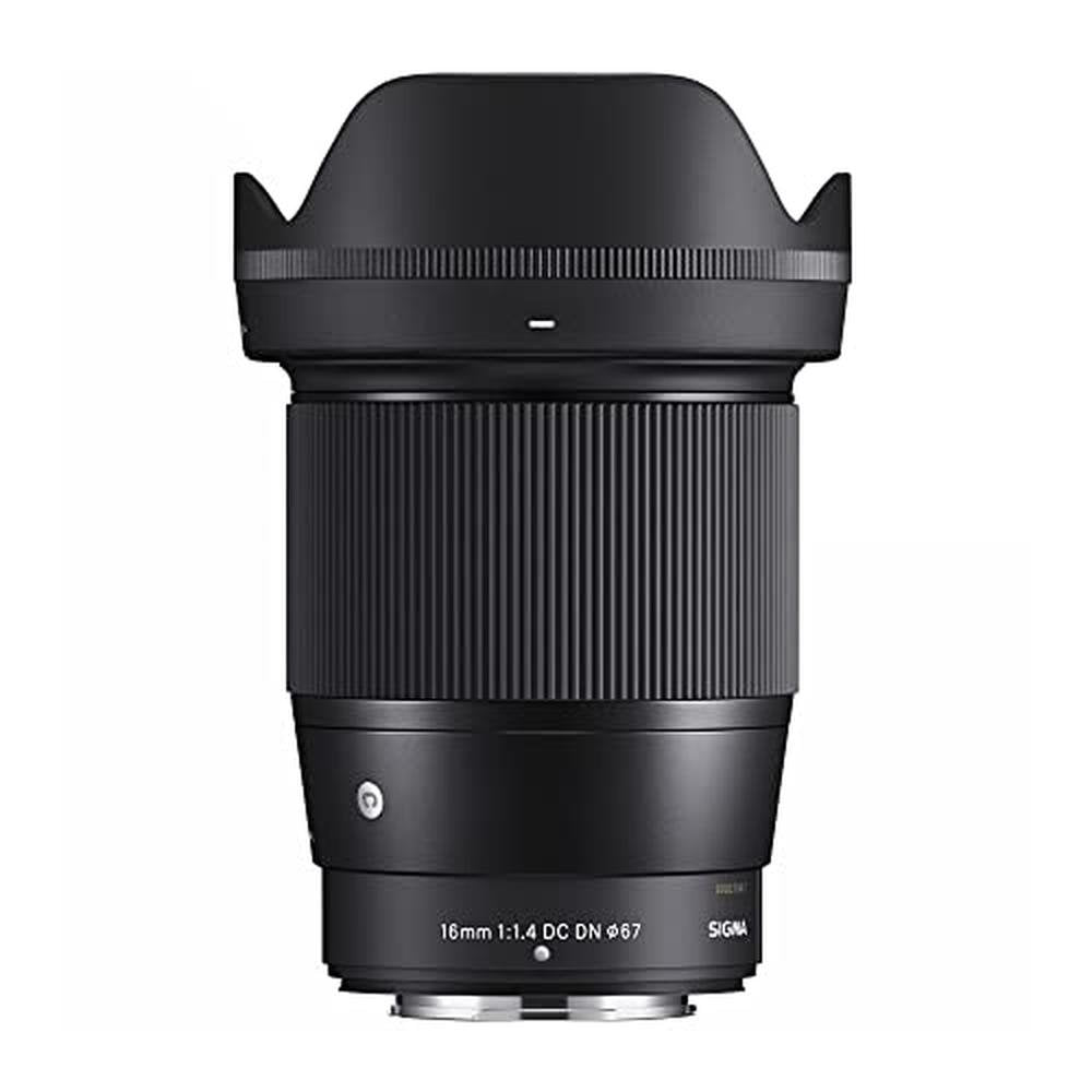 Sigma 16mm F/1.4 AF DC DN Lens – Front View