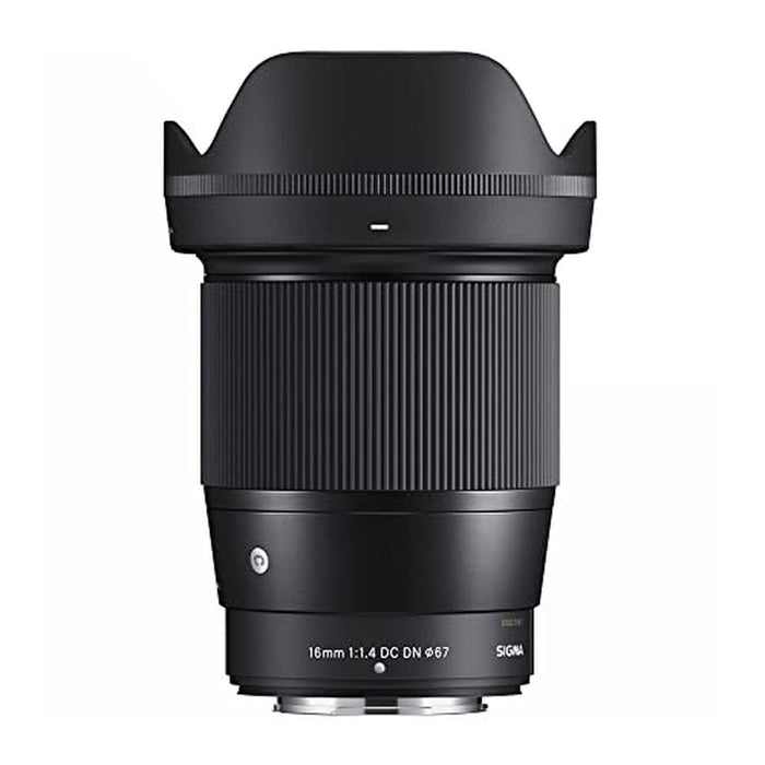 Sigma 16mm F/1.4 AF DC DN Lens – Front View