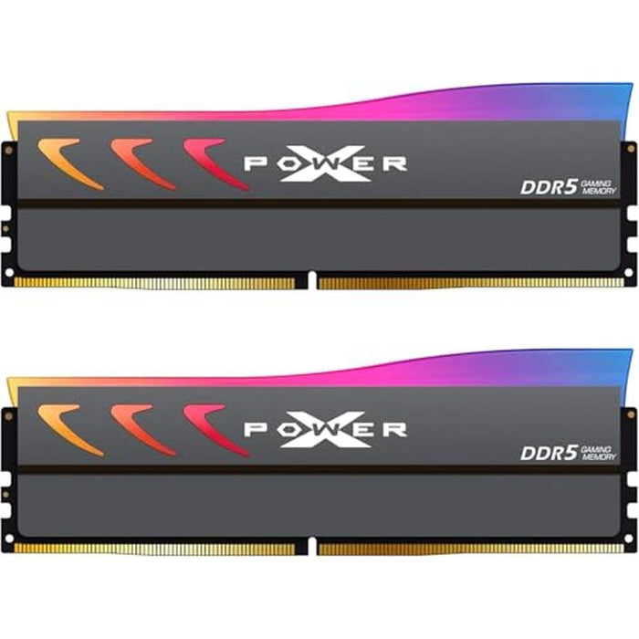 Silicon Power DDR5 32GB: 2x16GB Storm RGB 6000MT/s – Front View