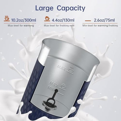 Milk Frother: Simpletaste 4-in-1 Electric Milk Steamer – In Use