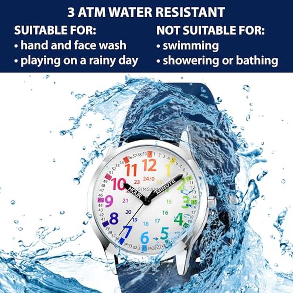 Simsam Kids Watch: Unisex Analog Timepiece for Ages 4-12 – Packaging