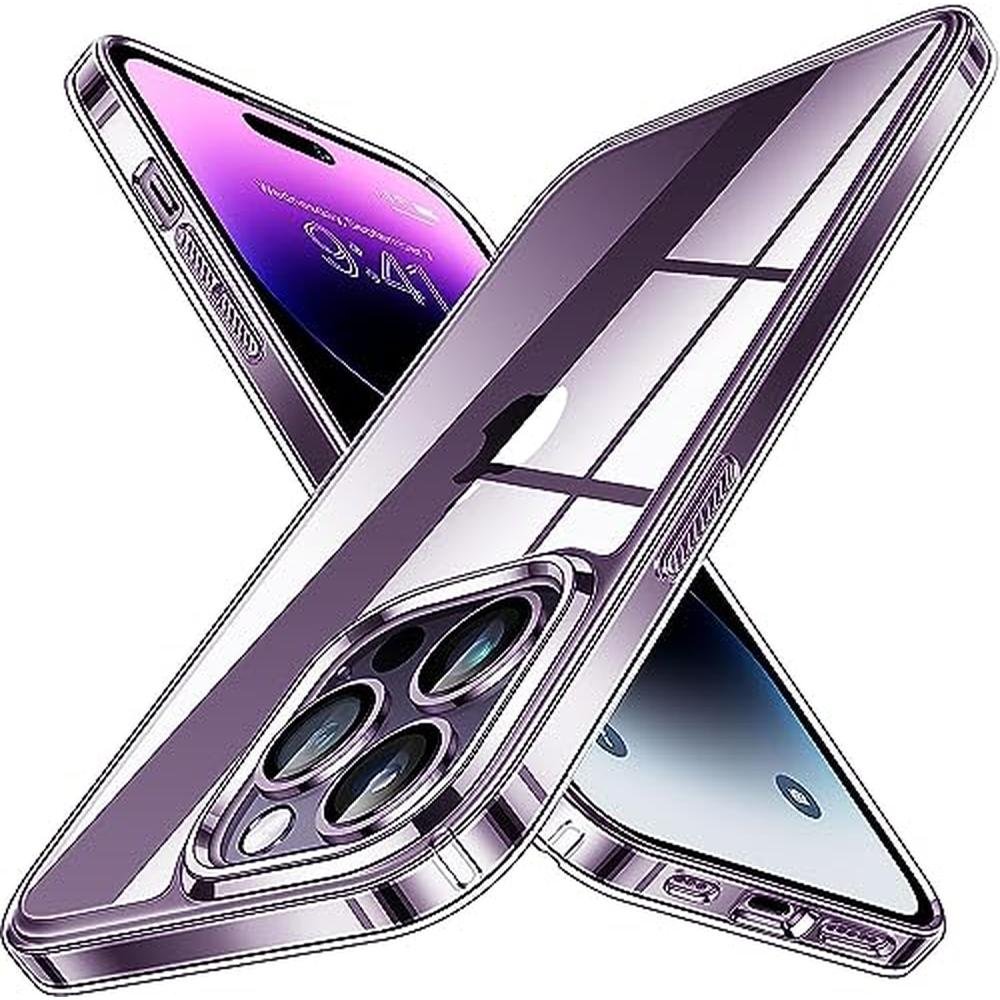 Clear Case: Simtect Ultra Clear Designed for iPhone 14 Pro – Front View